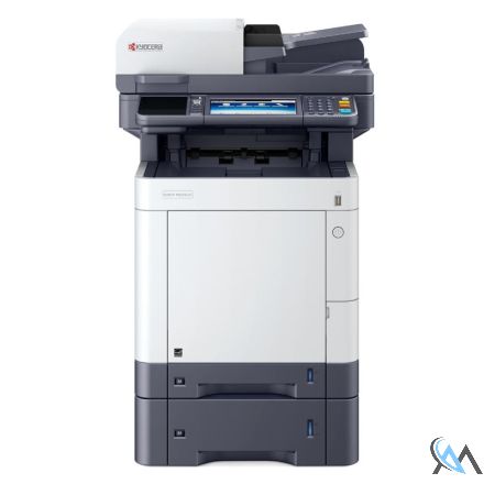 Kyocera ECOSYS M6635cidn Multifunktionsgerät refurbished mit PF-5100 mit 3.477 gedruckten Seiten Toner: B: 38% C: 62% M: 70% Y: 70%