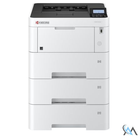 Kyocera ECOSYS P3145DN Laserdrucker refurbished mit 2x Zusatzpapierfach PF-3110 mit 12.644 Seiten gedruckt Toner 90%