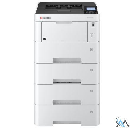 Kyocera ECOSYS P3145DN Laserdrucker refurbished mit 3x Zusatzpapierfach PF-3110 mit 12.644 Seiten gedruckt Toner 90%