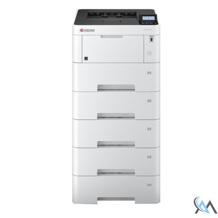 Kyocera ECOSYS P3145DN Laserdrucker refurbished mit x 4 Zusatzpapierfach PF-3110 mit 12.644 Seiten gedruckt Toner 90% 