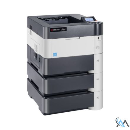 Kyocera FS-4300dn Laserdrucker refurbished mit 2x PF-320 mit 70.778 gedruckten Seiten mit gebrauchtem Toner