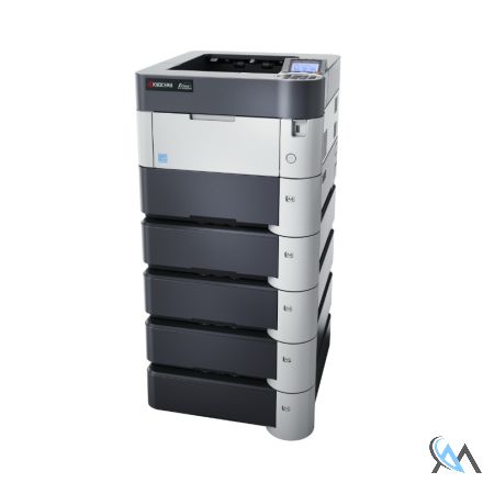 Kyocera FS-4300dn Laserdrucker refurbished mit 4x PF-320 mit 58.958 gedruckten Seiten mit gebrauchtem Toner