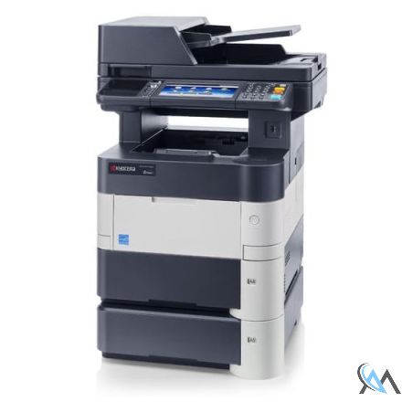 Kyocera ECOSYS M3550idn Multifunktionsgerät refurbished mit Zusatzpapierfach PF-320 mit 9.791 gedruckten Seiten mit gebrauchtem Toner 12% 