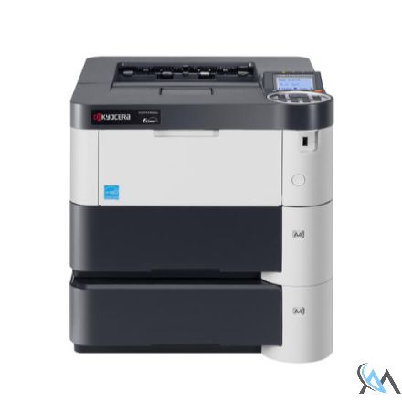 Kyocera ECOSYS P3055DN gebrauchter Laserdrucker mit Papierfach PF-320