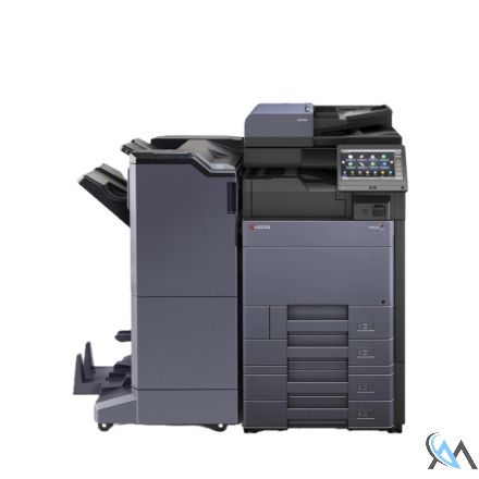 Kyocera TASKalfa 5053ci Kopierer refurbished auf PF-7100 mit DP-7100 mit Finisher DF-7110 mit Booklet Tacker mit gebrauchtem Tonersatz