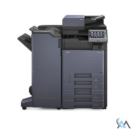 Kyocera TASKalfa 2553ci Kopierer refurbished auf Papierfach PF-7100 / ADF DP-7120 mit Finisher DF-7110 Tacker und Locher mit 76.560 Seiten gedruckt Toner B: 25% C: 45% M: 40% Y: 50%