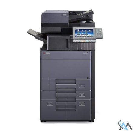 Kyocera TASKalfa 3252ci Farbkopierer refurbished auf PF-7110 mit DP-7110 mit Internal Finisher DF-7100 1203RD2US0 mit 92.431 Seiten gedruckt Toner B: 20% C: 65% M: 55% Y: <10%