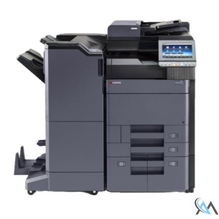 Kyocera TASKalfa 3252ci Kopierer refurbished auf PF-7110 mit ADF DP-7100 mit Booklet Finisher DF-7110 Tacker mit 81.609 Seiten gedruckt Toner B:45% C:25% M:70% Y:45%