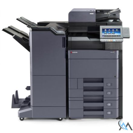 Kyocera TASKalfa 3252ci Farbkopierer refurbished auf PF-7100 mit ADF DP-7100 mit Finisher DF-7110 Booklet Tacker und Locher mit 210.124 Seiten gedruckt Toner B: 26% C: 5% M: 20% Y: 5%