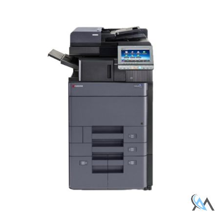 Kyocera TASKalfa 5052ci DIN A3 Farbkopierer refurbished auf Papierfach PF-7110 mit ADF DP-7110 mit Finisher DF-7100 mit unter 197.000 gedruckten Seiten mit gebrauchtem Tonersatz