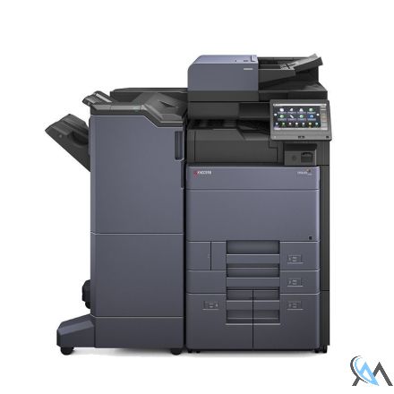 Kyocera TASKalfa 4053ci Farbkopierer refurbished auf PF-7110 DP-7110 mit Finisher DF-7110 Tacker Locher mit 31.107 gedruckten Seiten mit gebrauchtem Tonersatz B: 79% C: 12% M: 97% Y: 25%