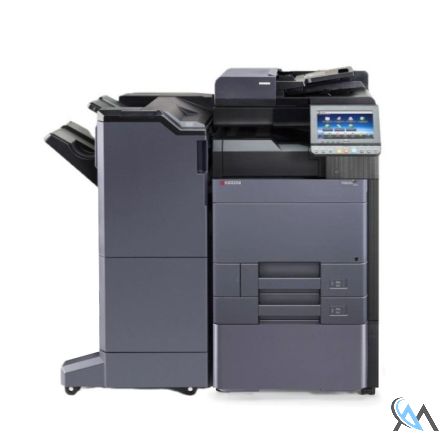Kyocera TASKalfa 4002i Kopierer refurbished auf Rollwagen CB-100w mit DP-7110 mit Finisher DF-7110 Tacker und Locher mit gebrauchtem Toner