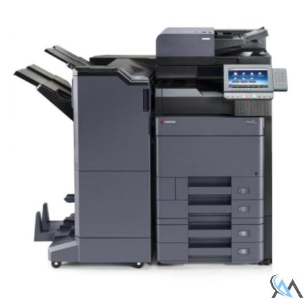 Kyocera TASKalfa 4052ci Kopierer refurbished auf PF-7100 mit DP-7110 mit Finisher DF-7110 Booklet Tacker und Locher mit gebrauchtem Tonersatz