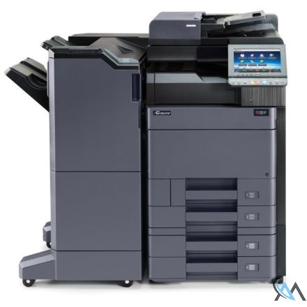 Kyocera TASKalfa 4052ci Kopierer refurbished mit PF-7100 und DP-7110 mit Finisher DF-7110 Tacker und Locher mit 32.518 Seiten Toner Cyan: 95% M: 70% Y: 50% B: 30%