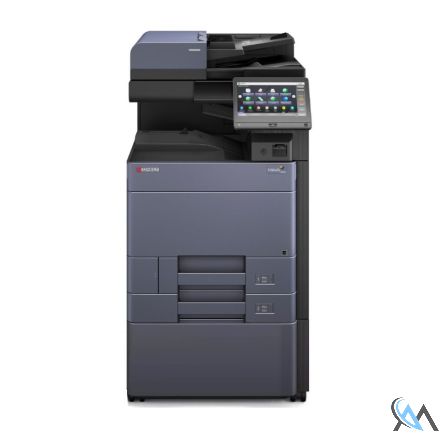Kyocera TASKalfa 3253ci Kopierer refurbished auf Rollwagen mit ADF Einheit DP-7100 mit gebrauchtem Tonersatz