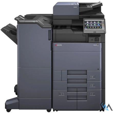 Kyocera TASKalfa 4053ci Kopierer refurbished auf Zusatzpapierfach PF-7110 mit Finisher DF-7110 Tacker Locher