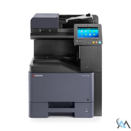 KYOCERA TASKalfa 408ci Farb- Multifunktionsgerät refurbished mit Zusatzpapierfach auf Rollen