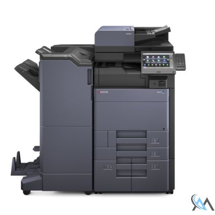 Kyocera TASKalfa 5003i Kopierer refurbished auf PF-7110 mit DP-7110 mit Finisher DF-7110 Booklet Tacker und Locher mit 136.447 gedruckten Seiten Toner 45%