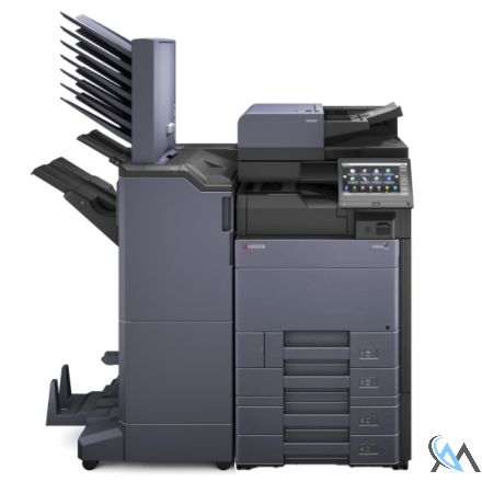 Kyocera TASKalfa 3253ci Kopierer refurbished auf Papierfach PF-7100 ADF Einheit DP-7100 mit Finisher DF-7110 Booklet Tacker Locher mit Mailbox MT-730 mit 73.726 gedruckten Seiten Toner B: 97% C: 25% M: 31% Y: 14% 