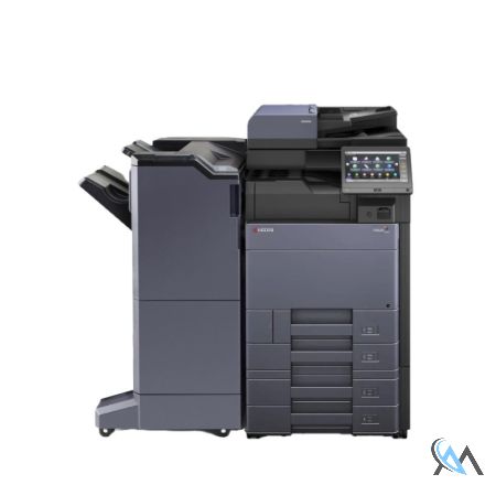 Kyocera TASKalfa 4053ci Farbkopierer refurbished auf PF-7100 DP-7100 mit Finisher DF-7110 Tacker Locher  mit 31.994 gedruckten Seiten mit gebrauchtem Tonersatz B: 5% C: 90% M: 89% Y: 90% 