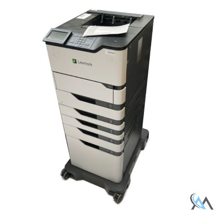 Lexmark M5255 Laserdrucker refurbished DIN A4 Schwarz Weiss Laser Duplex 52 S/Min