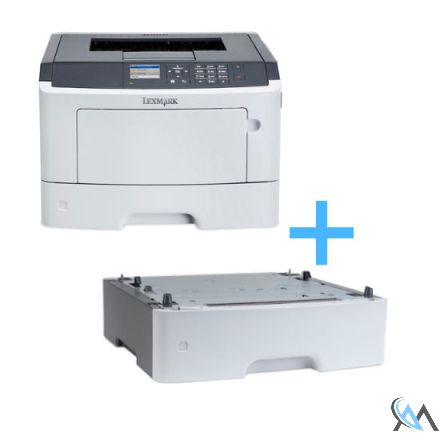 Lexmark MS510DN gebrauchter Laserdrucker mit Zusatzpapierfach 35S0567