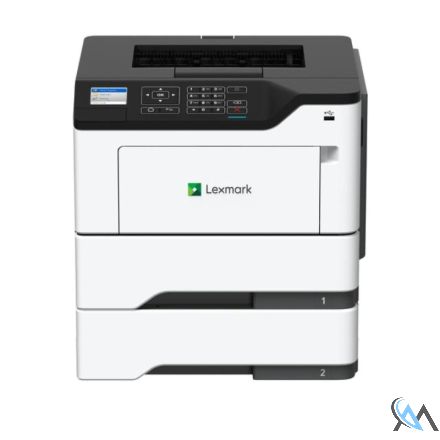 Lexmark MS621DN Laserdrucker refurbished mit Zusatzpapierfach 36s3110 mit gebrauchtem Toner