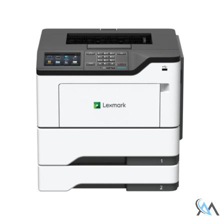 Lexmark MS622DE Laserdrucker refurbished mit Zusatzpapierfach 36s3110 mit gebrauchtem Toner und Trommel