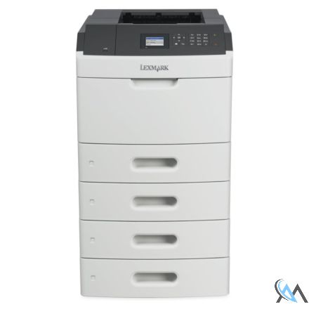 Lexmark MS811DN Laserdrucker refurbished mit 3x Papierfächer 40G0802 550 Blatt mit gebrauchtem Toner