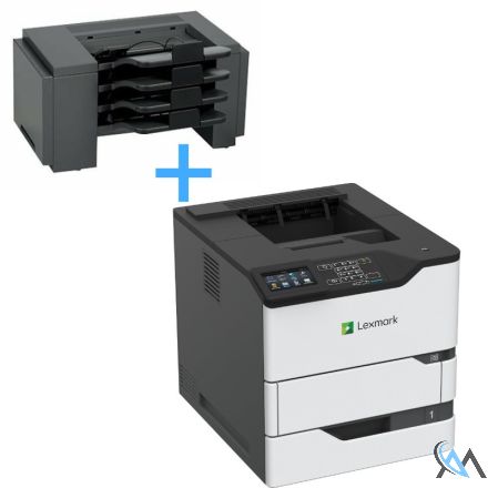 Lexmark MS822de Laserdrucker refurbished mit Mailbox 50G0852 mit gebrauchtem Toner