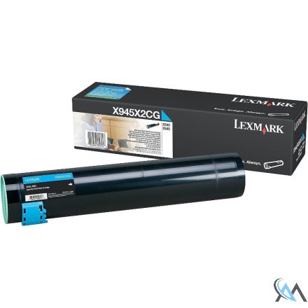 Original Lexmark X945X2CG Toner Cyan Neu 22.000 Seiten