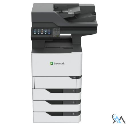 Lexmark XM5370 Multifunktionsgerät refurbished auf 2x 50G0802 550 Blatt mit 29.368 Seiten gedruckt mit Toner 72% Trommel 82% Fuser 86%