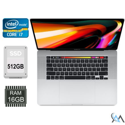 Apple Macbook Pro 16" Mod 16.1 2019 SpaceGrey i7-9750H 2,60GHz 16GB 512GB A2141