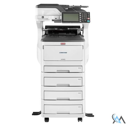 OKI MC883 DIN A3 Farbkopierer refurbished auf Papierfach 3x N35110A 530xA3