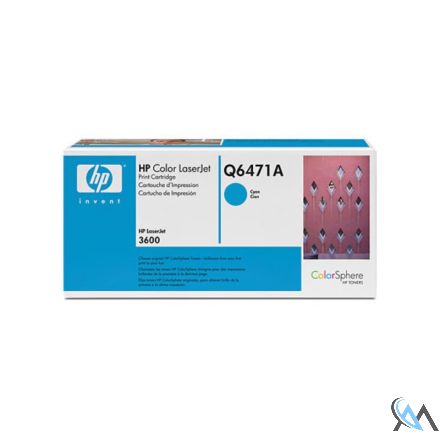 Original HP Q6471A 502A Toner Cyan Neu 4.000 Seiten