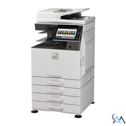 Sharp MX-4061 Farbkopierer refurbished DIN A3 auf Papierfach MX-DE27N ( 3x550x A3) mit gebrauchtem Tonersatz