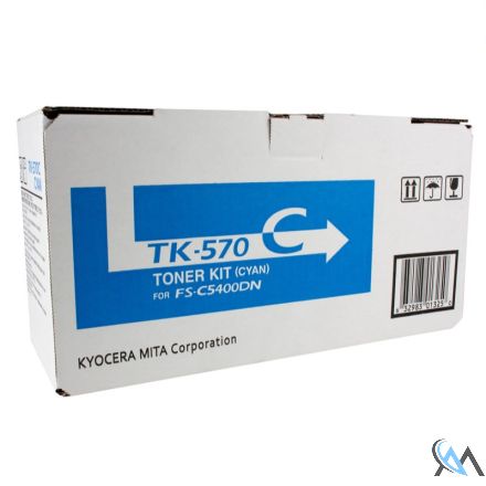 Original Kyocera 1T02HGCEU0 TK-570C Toner Cyan Neu 12.000 Seiten