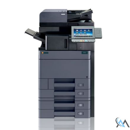 Triumph Adler UTAX 2506ci Kopierer refurbished auf PF-7100 (2x500-Blatt A3) mit DP-7120 mit DF-7100 500 Blatt Internal Finisher mit 48.089 Seiten gedruckt Toner B:55% C:20% M:25% Y:85% Baugleich Kyocera Taskalfa 2552ci