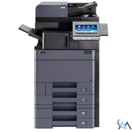 UTAX TA 3206ci Kopierer refurbished auf Papierfach PF-7100 DP-7100 mit Finisher DF-7100 Tacker und Locher mit gebrauchtem Tonersatz